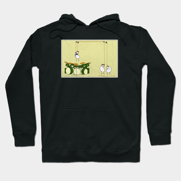 Operation Drum Drop Hoodie by RyanJGillComics